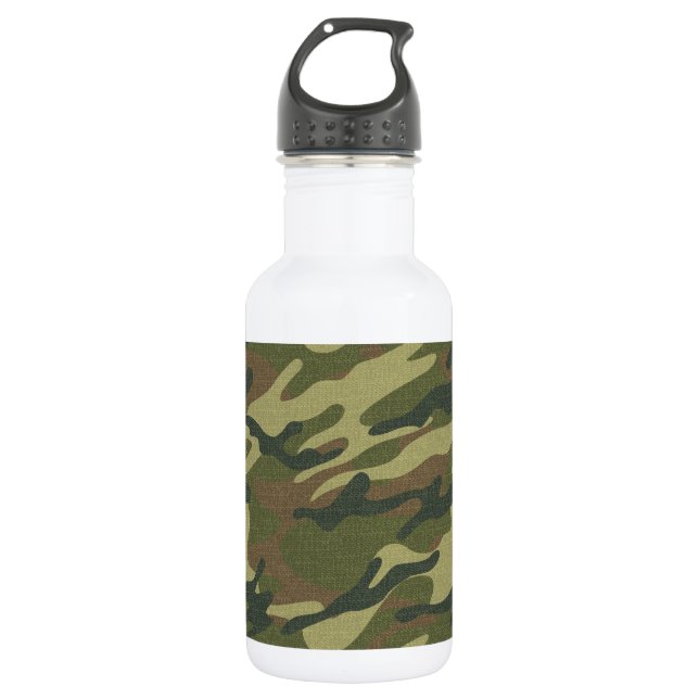 Military Uniform Water Bottle (Front)