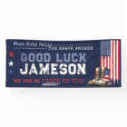 Military US Flag Boots 2.5x6' Going Away Party