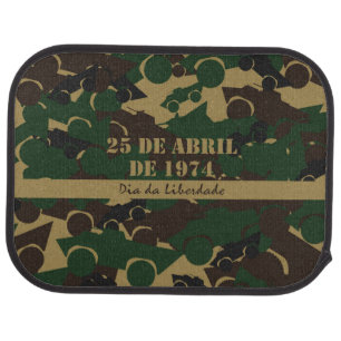 Military vehicle camouflage pattern car floor mat