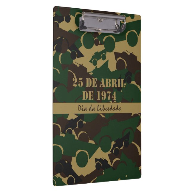 Military vehicle camouflage pattern clipboard (Right)