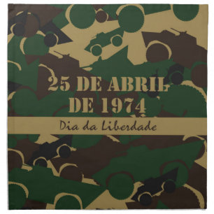 Military vehicle camouflage pattern cloth napkin