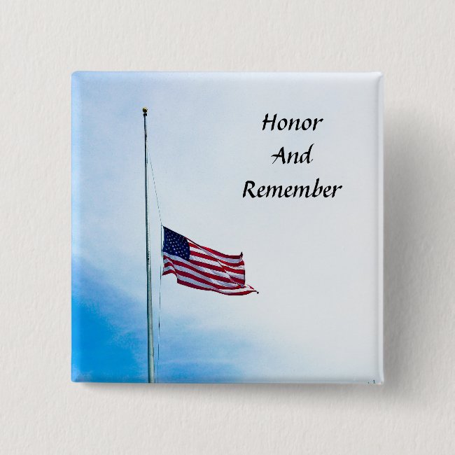 Military Veteran Hero Honor Button