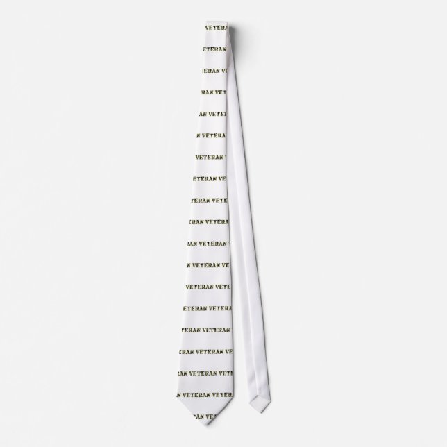Military Veteran Neck Tie (Front)