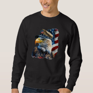 Military Veteran Patriotic American Flag  26 Sweatshirt
