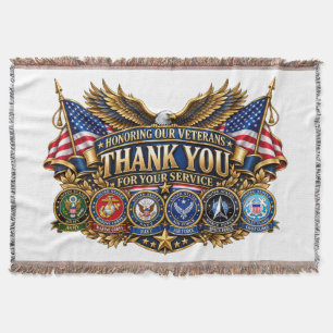 Military Veteran Tribute Blanket