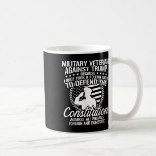 Military Veterans Against Trump 2020 Usa Election Coffee Mug