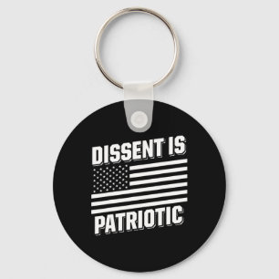 Military Veterans Against Trump Dissent Usa Electi Keychain