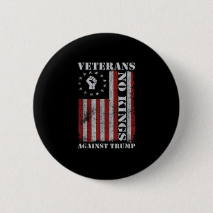 Military Veterans Protest Flag Patriotic Freedom Button