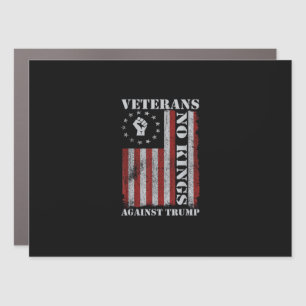 Military Veterans Protest Flag Patriotic Freedom Car Magnet