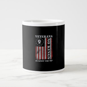 Military Veterans Protest Flag Patriotic Freedom Giant Coffee Mug