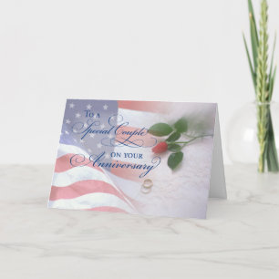 Military Wedding Anniversary Card
