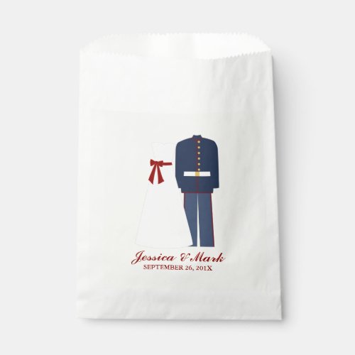 Military Wedding Favor Bag