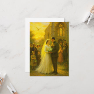 Military Wedding Invitation