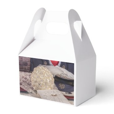 Military Wedding w/Rings, Bouquet, Favor Box Military Wedding w/Rings, Bouquet, Favor Box