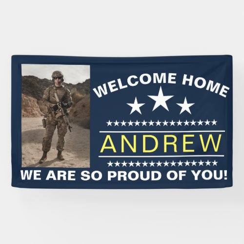 Military Welcome Home Banner _ Army National Guard