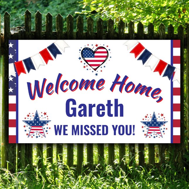 Military Welcome Home Banner - Army National Guard (Creator Uploaded)