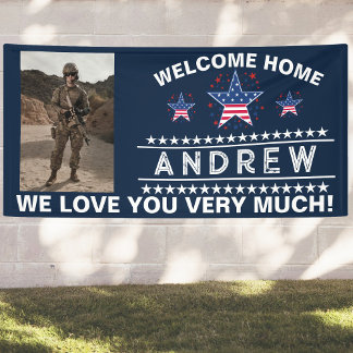 Military Welcome Home Banner - Army National Guard