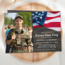 Military Welcome Home Party American Flag  Invitation