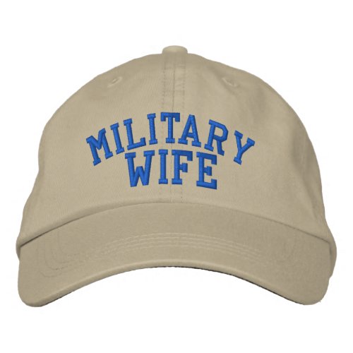 Military Wife Cap by SRF