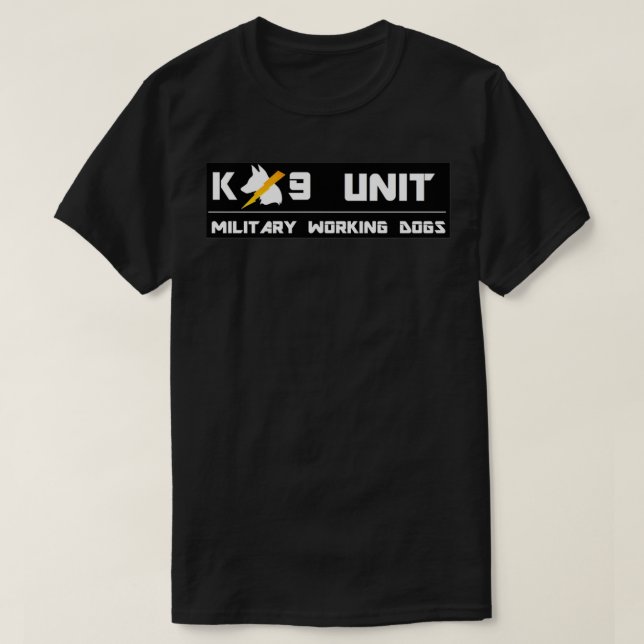 Military Working Dog 16 T-Shirt (Design Front)