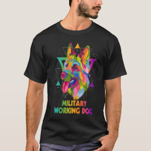 Military Working Dog German Shepherd  Shepard Humo T-Shirt
