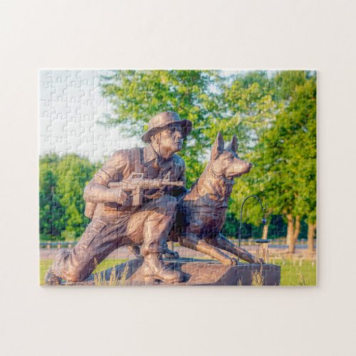 Military Working Dog Memorial Jigsaw Puzzle