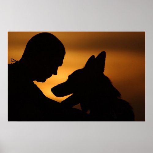Military Working Dog Poster