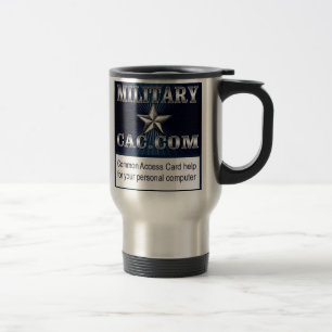 MilitaryCAC Coffee travel mug