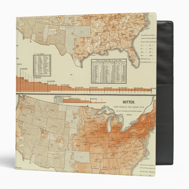 Milk and butter 3 ring binder (Front/Inside)