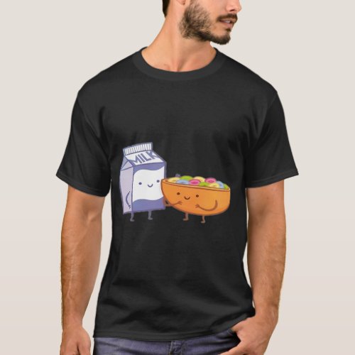 Milk And Cereal T_Shirt