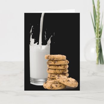 Milk And Cookie Birthday Card by dryfhout at Zazzle