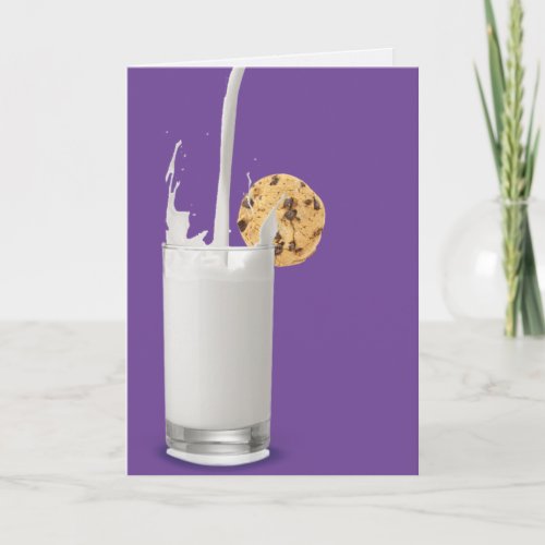 milk and cookie birthday card