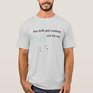 Milk and cookie crumbs shirt
