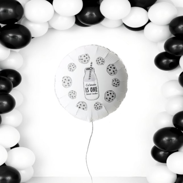 Milk and Cookie Sweet One Birthday Balloon (Creator Uploaded)