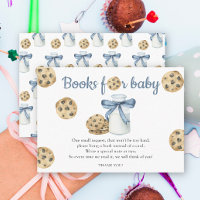 Milk and cookies and bow books for baby