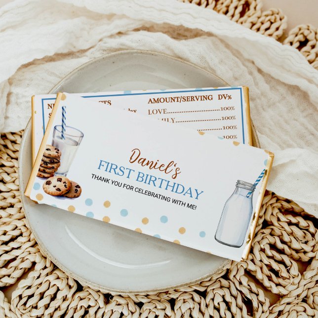 Milk And Cookies Baseball Hershey Bar Favors (Creator Uploaded)