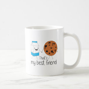 Milk and Cookies Best Friends BFF Friendship Art Coffee Mug