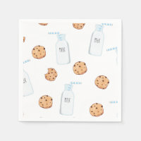 Milk and Cookies Blue Birthday