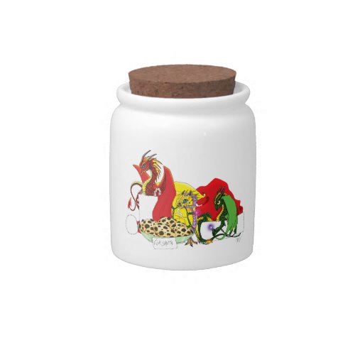 Milk and Cookies Candy Jar