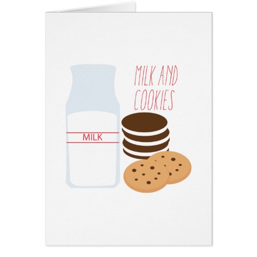 Milk and Cookies Cards (Front)
