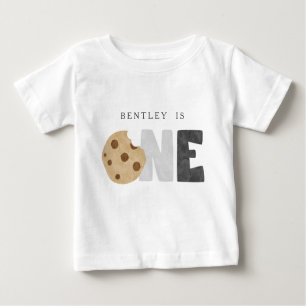 Milk and Cookies First Birthday Baby T-Shirt