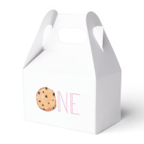 Milk and Cookies First Birthday Favor Boxes