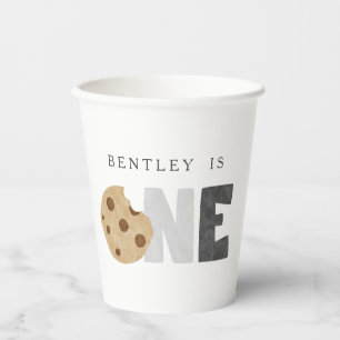 Milk and Cookies First Birthday Paper Cups