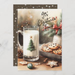 Milk and Cookies for Santa Holiday Card