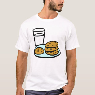 Milk AND cookies FUNNY SHIRT .