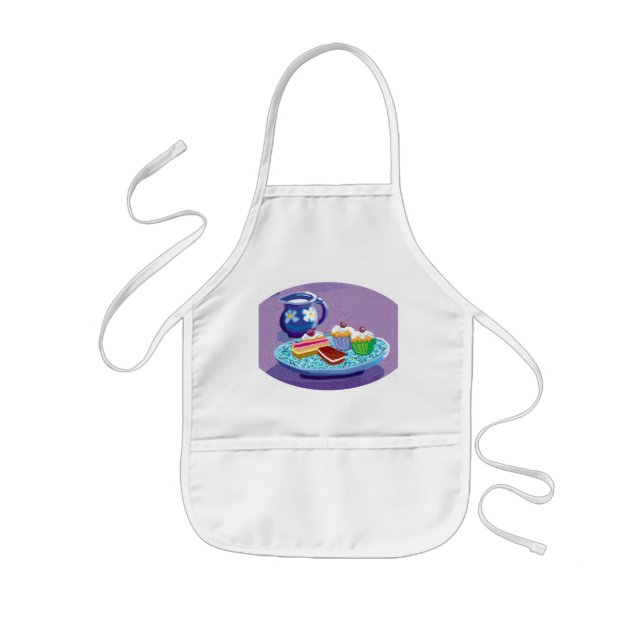 Milk and cookies kids' apron (Front)