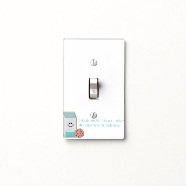Milk and Cookies Light Switch Cover (In Situ)