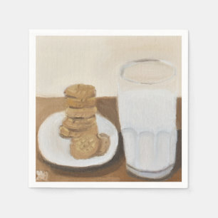 Milk and Cookies Napkins