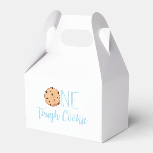 Milk and Cookies One Tough Cookie 1st Birthday Favor Boxes
