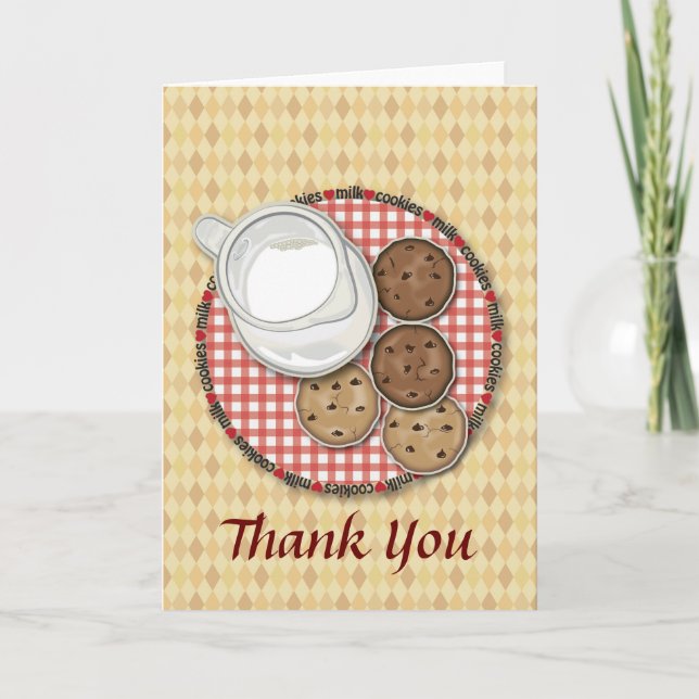 Milk and Cookies Thank You (Front)